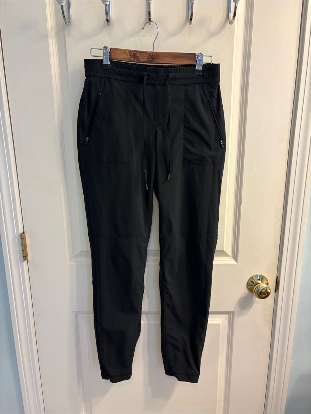 Eddie Bauer Women’s Black Jogger Pants with Elastic Drawstring Waist